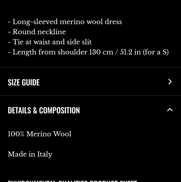 Sezane Piana Purple Long Sleeve Merino Wool Dress - Picture 5 of 5